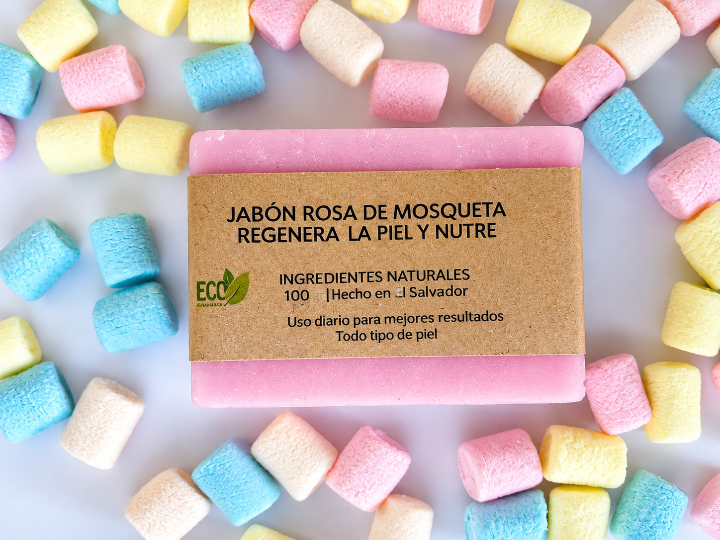 Jabón Rosa de Mosqueta