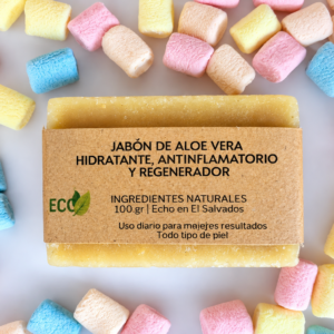 Jabón de Aloe Vera y Té Verde