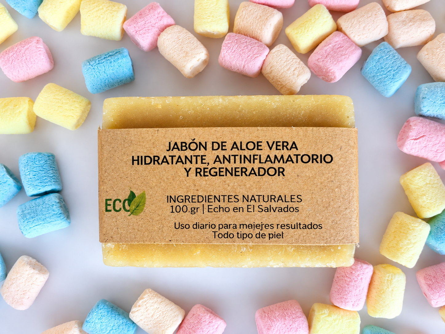 Jabón de Aloe Vera y Té Verde